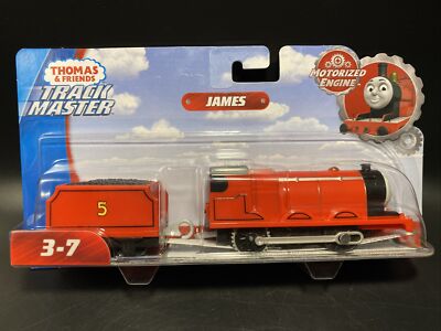 Thomas & Friends Trackmaster Motorized James Train Engine Coal Tender Red No. 5