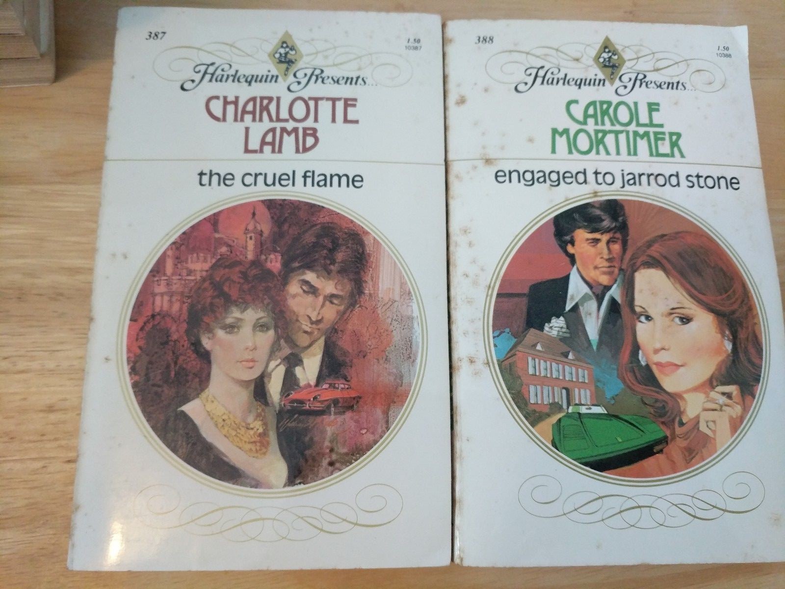 Group of Ten Harlequin Presents books from 1979-1981