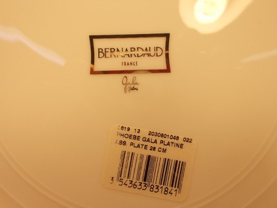 Bernardaud China Gala Platinum Pattern 5 Piece Place Setting New