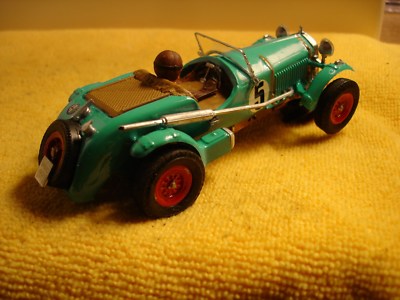 Vintage MPC 1934 Alfa Romeo 8C blue slot car 1/32 offered by MTH