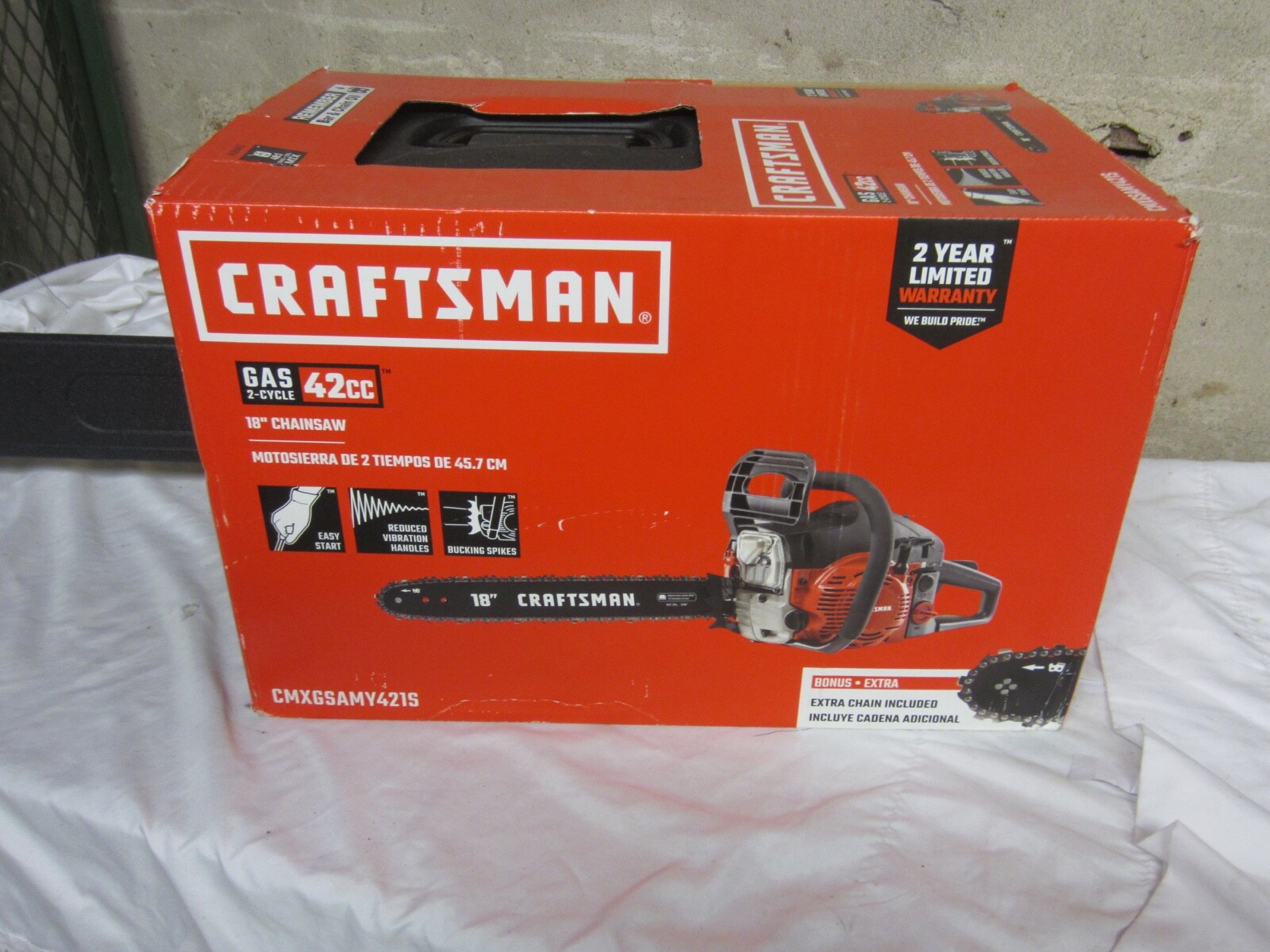 Craftsman Brand new Sealed in box 42 CC chainsaw new in box