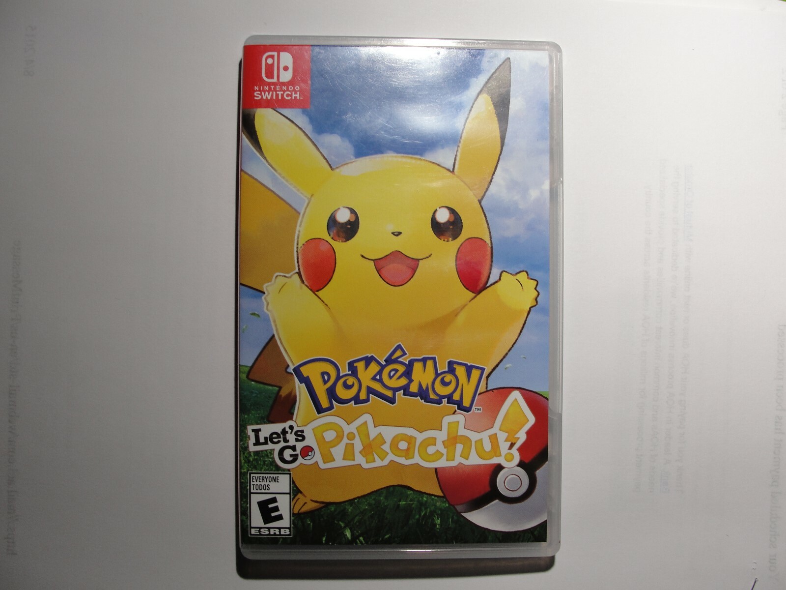 POKEMON LET'S GO PIKACHU NINTENDO SWITCH GAME | eBay