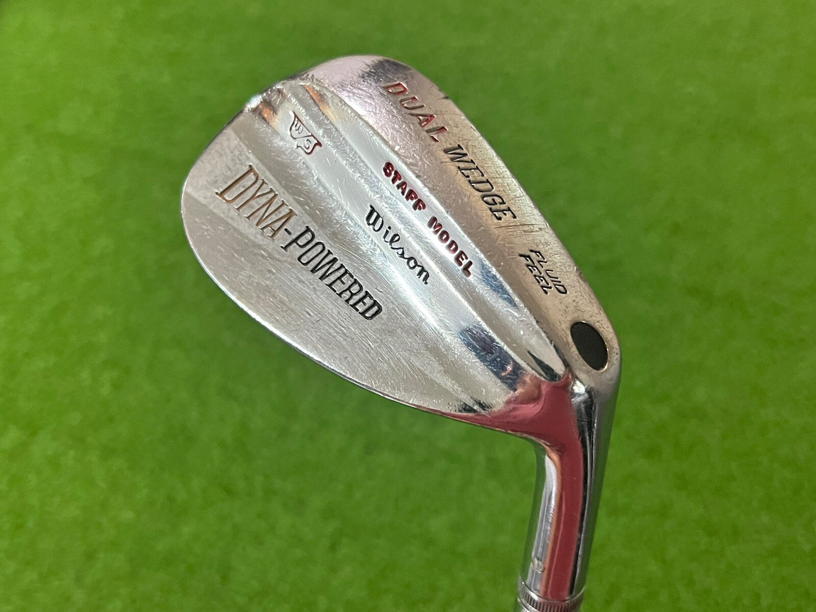 RARE 1960-61 Wilson Golf DYNA-POWERED Staff Model DUAL WEDGE