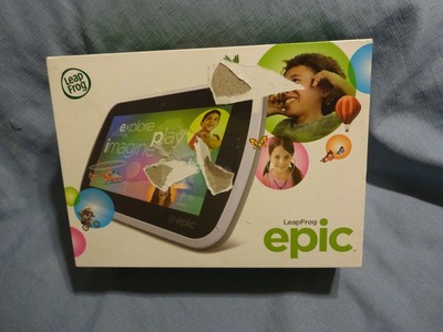 LeapFrog Epic 7'' Android based Kids Tablet 16GB, Green with Original Pen & Box 