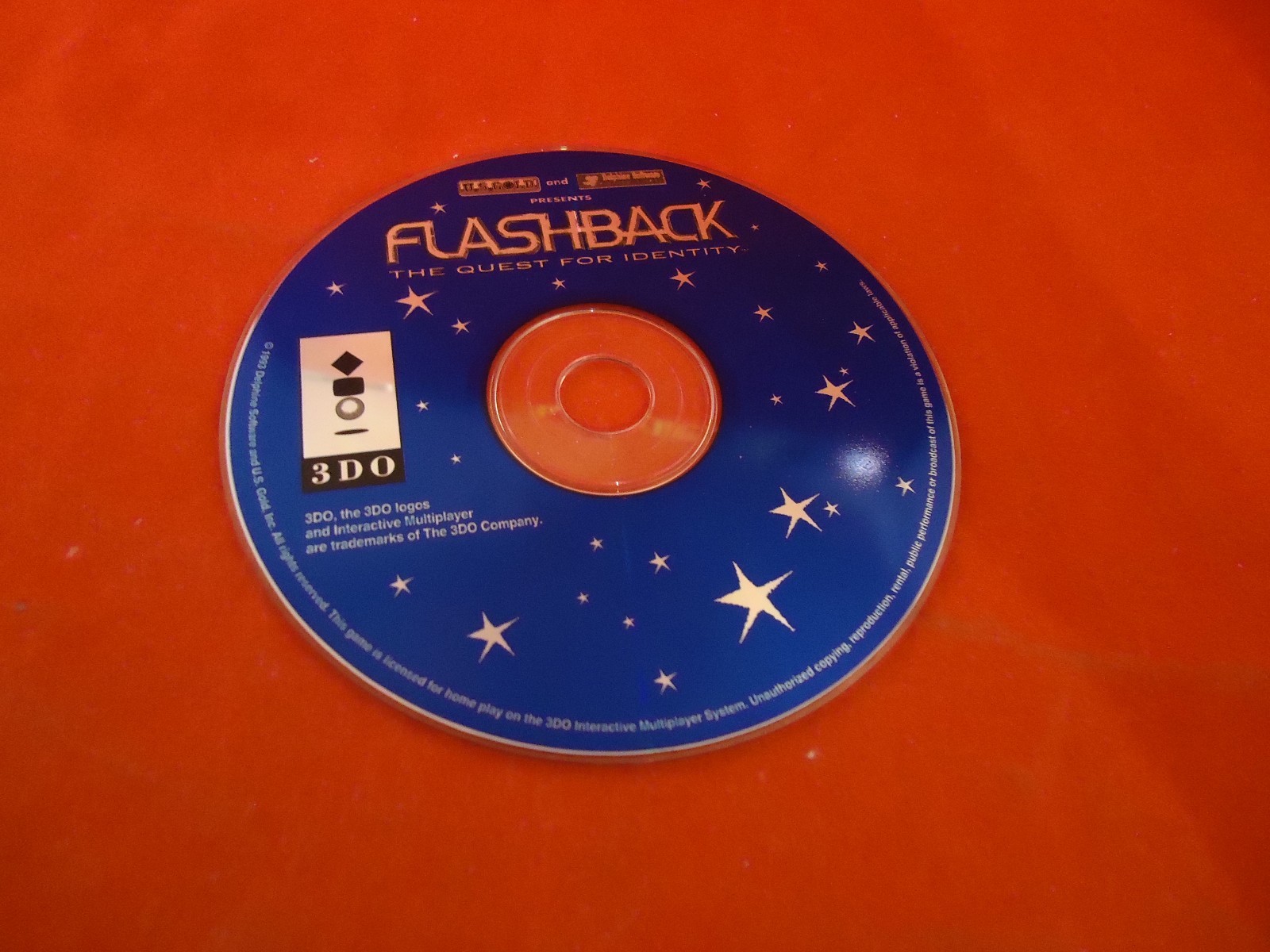 Flashback: The Quest for Identity (3DO, 1993) game disc