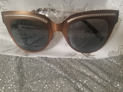 Pre-owned Bottega Veneta Bv0030s--003 Bronze Silver Grey Sunglasses