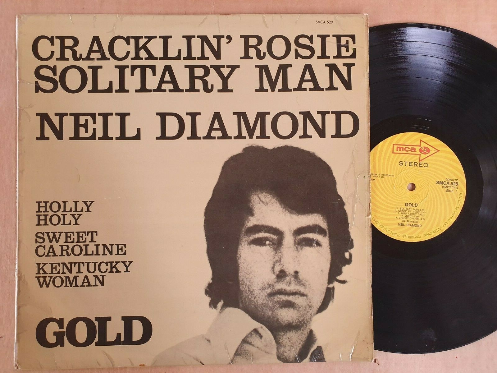 NEIL DIAMOND - Cracklin' Rosie Solitary man - GOLD - LP near mint | eBay