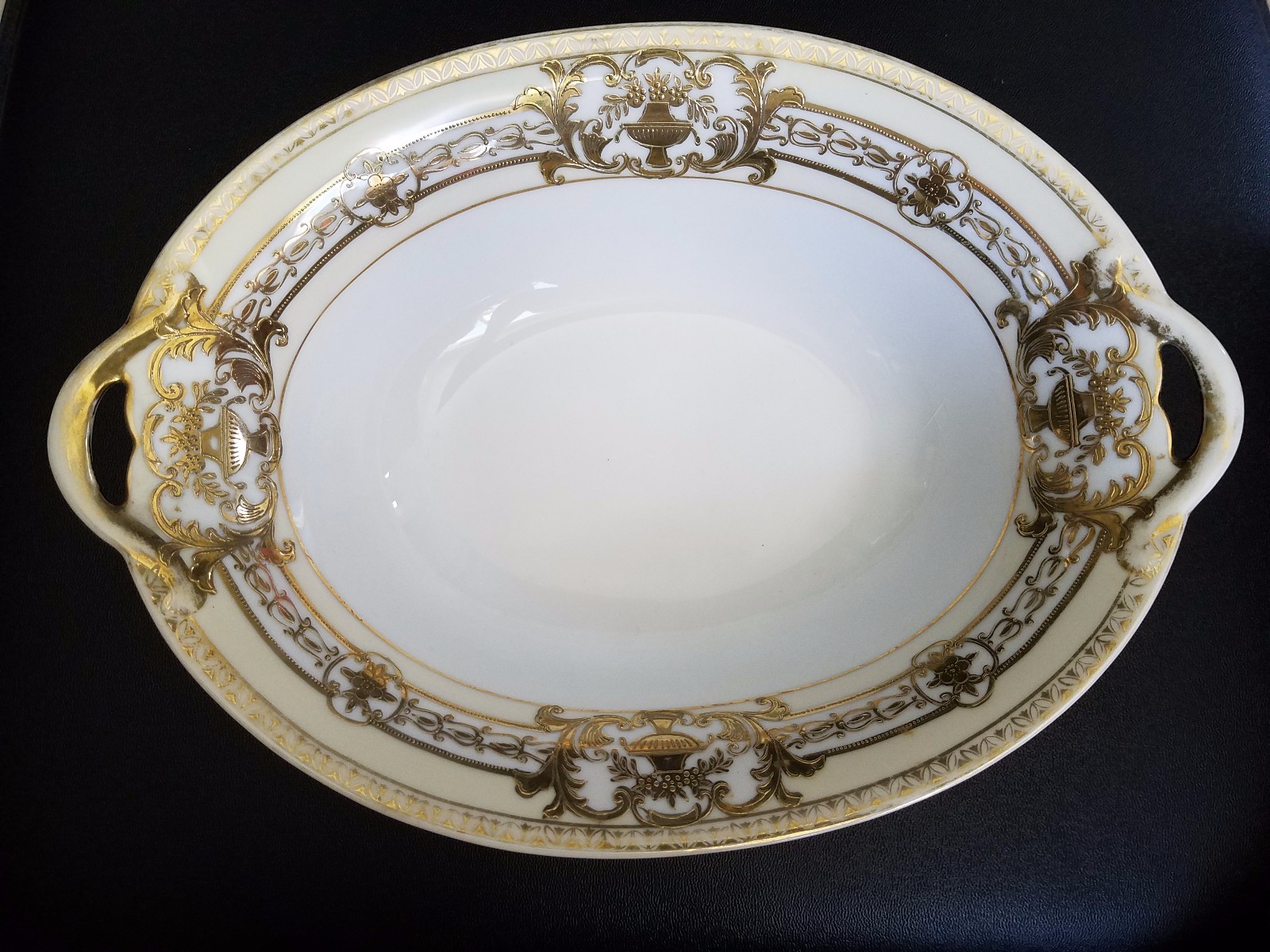 Noritake HANDPAINTED Japan US Design PAT 77630 Oval Serving Noritake HANDPAINTED Japan US Design PAT 77630 Oval Serving