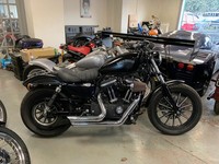 15 Harley-Davidson SPORTSTER XL 883 N IRON (ABS) BOBBER STYLE CUSTOM (7.329 MLS