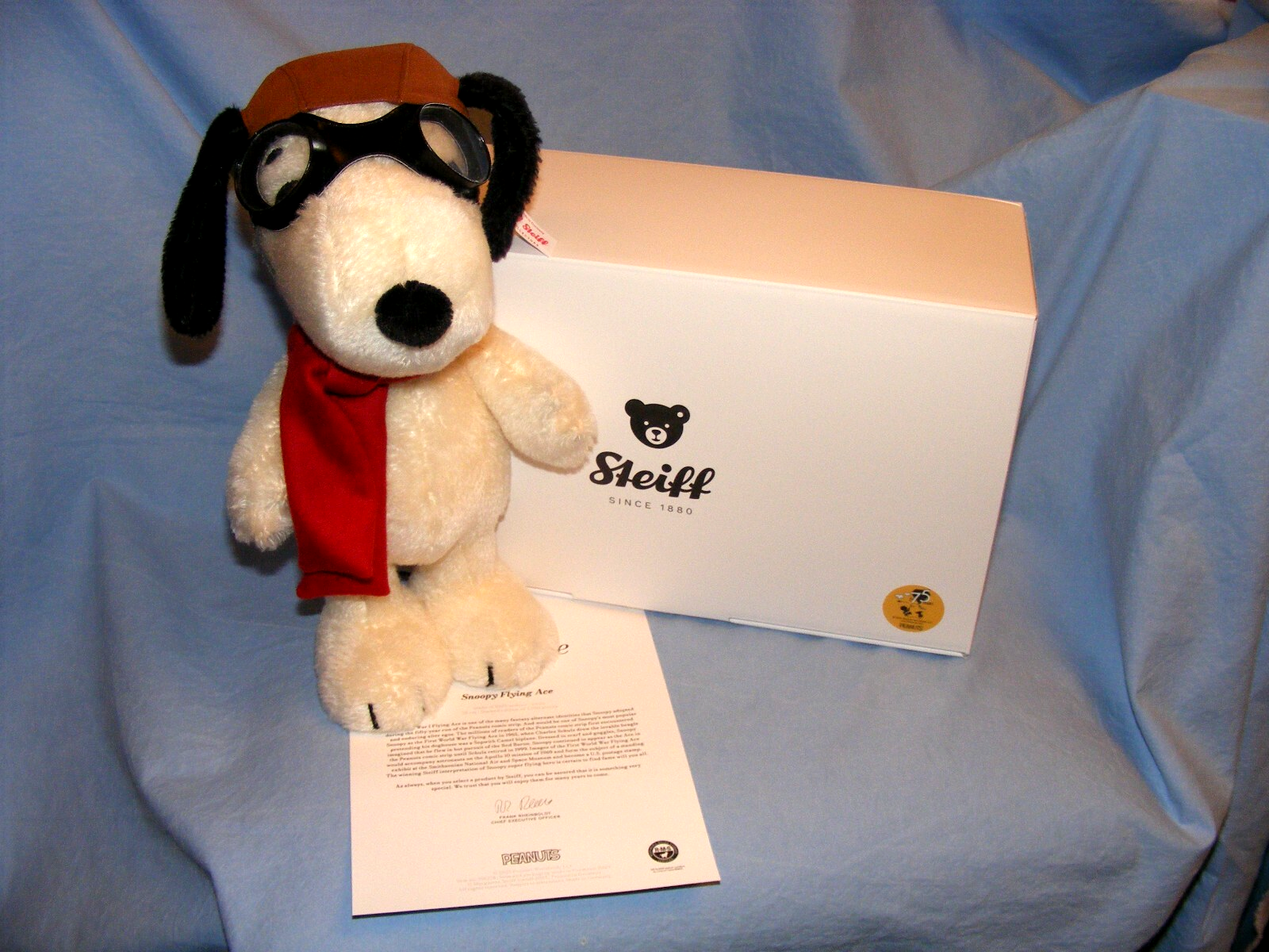 Steiff Snoopy Flying Ace ぬいぐるみ Steiff Snoopy Flying Ace – Limited Edition Collectible