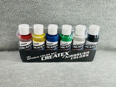 OPAQUE - Createx Airbrush Colors Set  ** SEE PHOTOS **   G