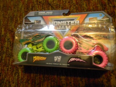 2022 MONSTER JAM - DRAGON VS FULL CHARGE - 1:64 SERIES 21 FAST FREE SHIPPING