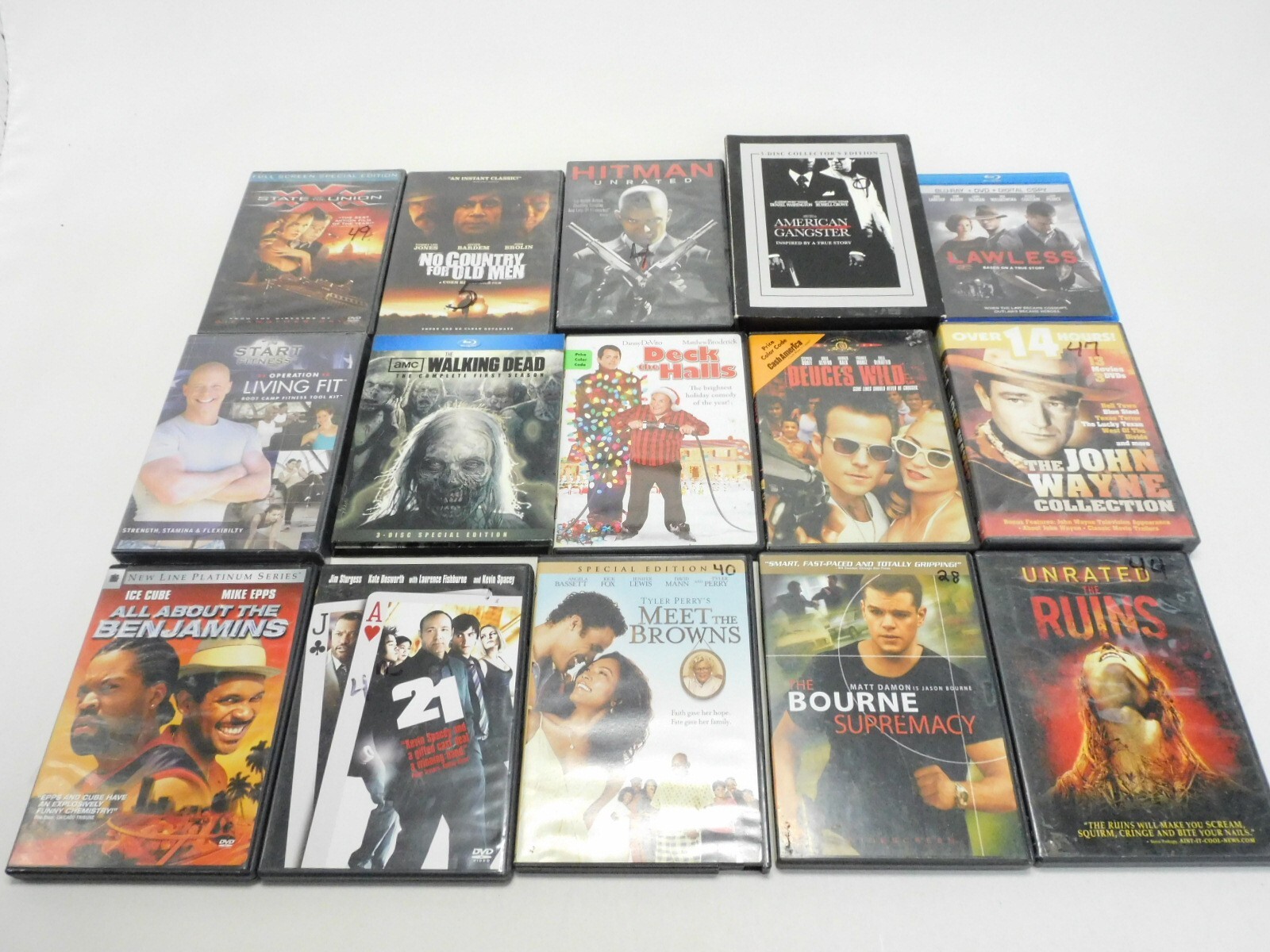 Lot of 50 + New and Used Movies Verified DVD and CD Unsorted