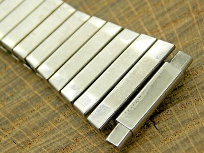 Vintage Expansion Watch Band 15mm-22mm Stainless Steel Pre-Owned Bracelet