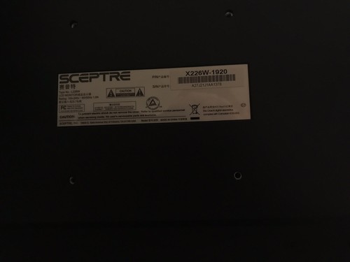 Sceptre X226W-1920 LCD Monitor