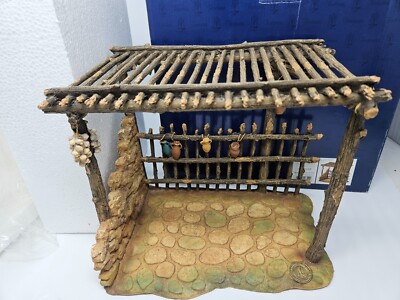 Fontanini Bazaar Building 5'' Nativity Village 5 inch New in Box #55586