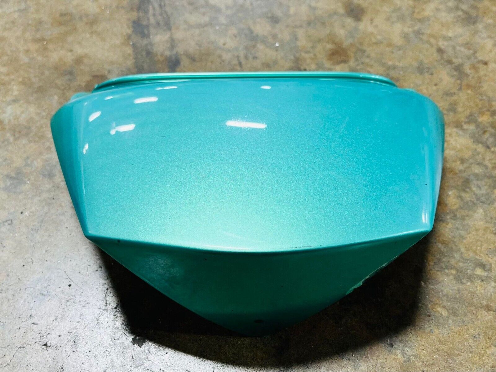 06-23 Kawasaki ZX14R Rear Center Tail Cover Fairing TEAL OEM 06-23 Kawasaki ZX14R Rear Center Tail Cover Fairing TEAL OEM
