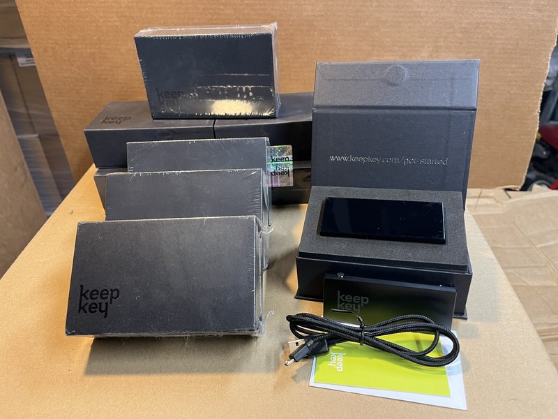 Keep Key Cryptocurrency Hardware Wallet Factory Sealed, 2 for the