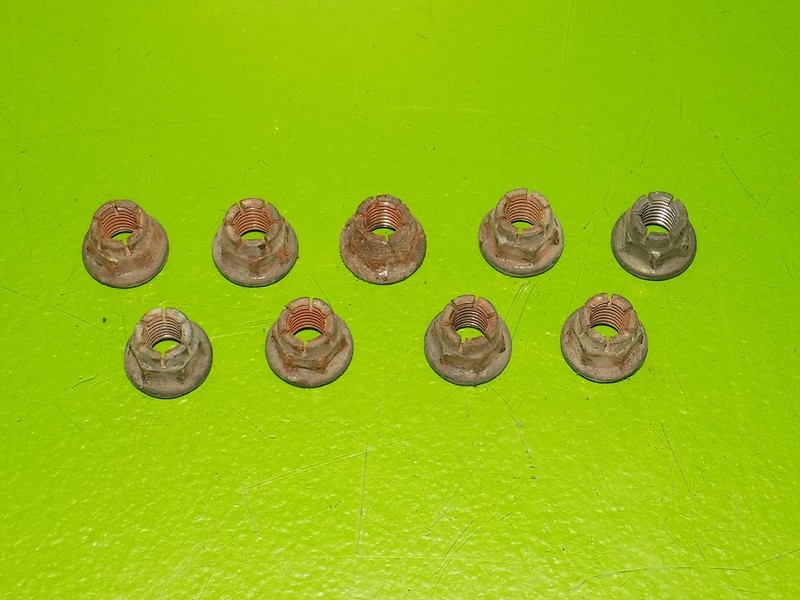 97 98 99 00 01 Prelude OEM exhaust manifold nuts mounts CRX Civic del Sol