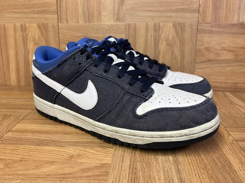 RARE🔥 Nike Dunk Low SB Blackened Denim Blue Sz 9.5 Men's