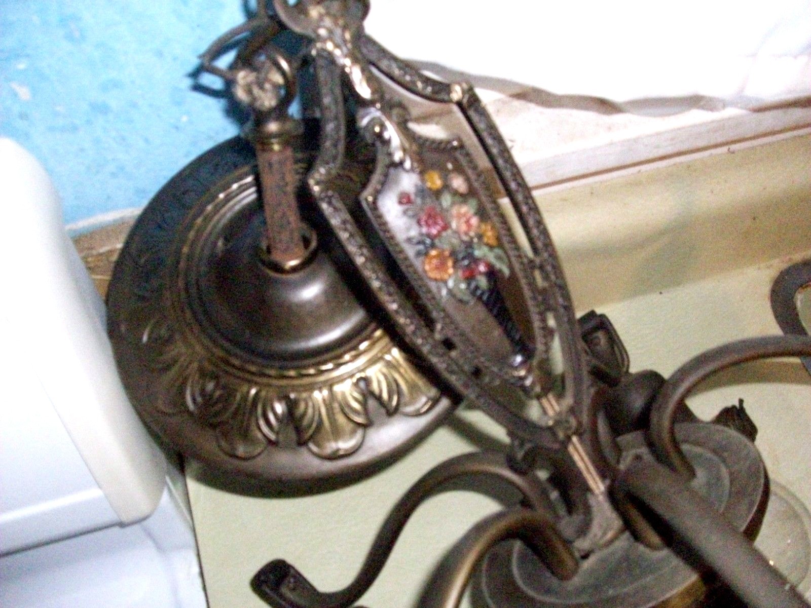 vintage art deco hanging chandelier