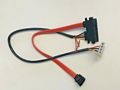 SATA Combo 15 Pin Power and 7 pin Data Cable 4 pin Molex to Serial ATA Lead 