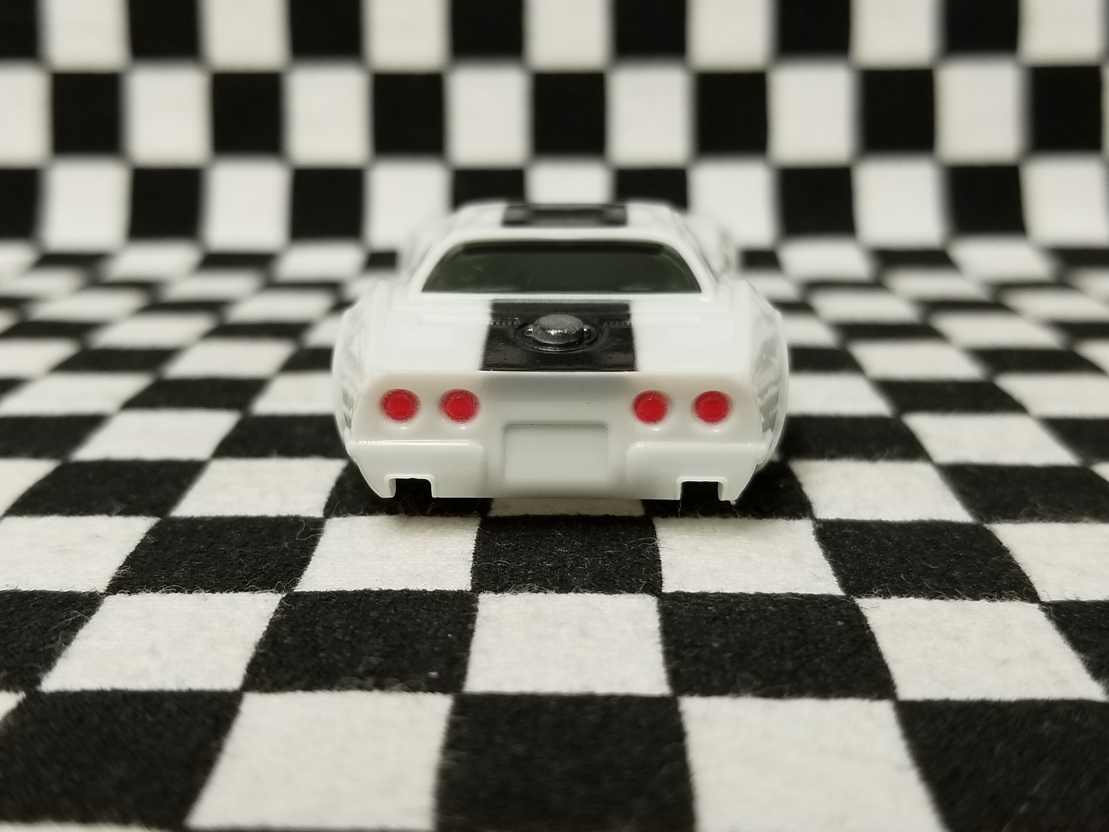 White & Black AF Xtras A/P A Production Corvette - AFX, TOMY, Auto World