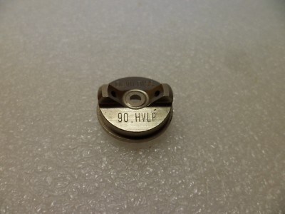 DEVILBISS 90 HVLP AIR CAP STAINLESS 90HVLP PAINT SPRAYING NOS 