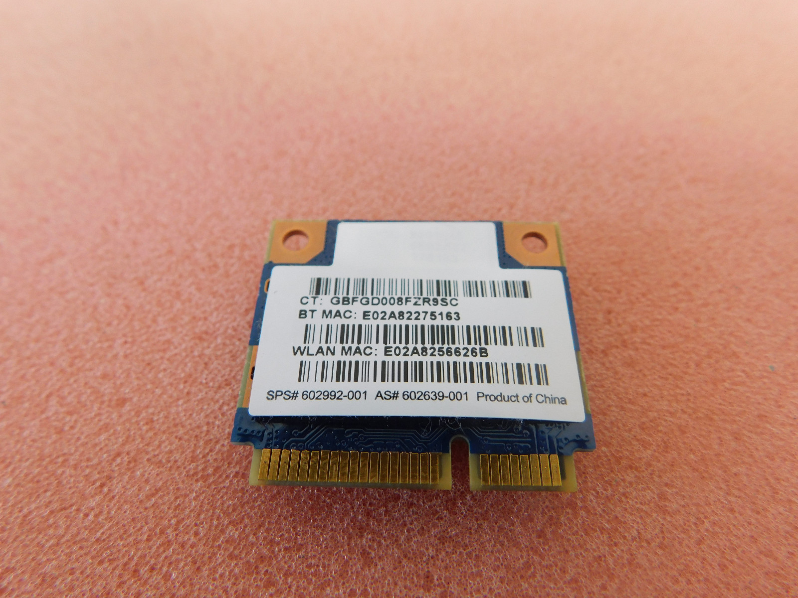 wifi card wireless card ralink rt3090bc4 v20a 602992-001 602639-001