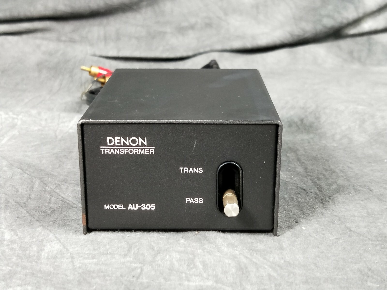 Denon AU-305升压变压器适用于MC移动线圈唱机盒| eBay