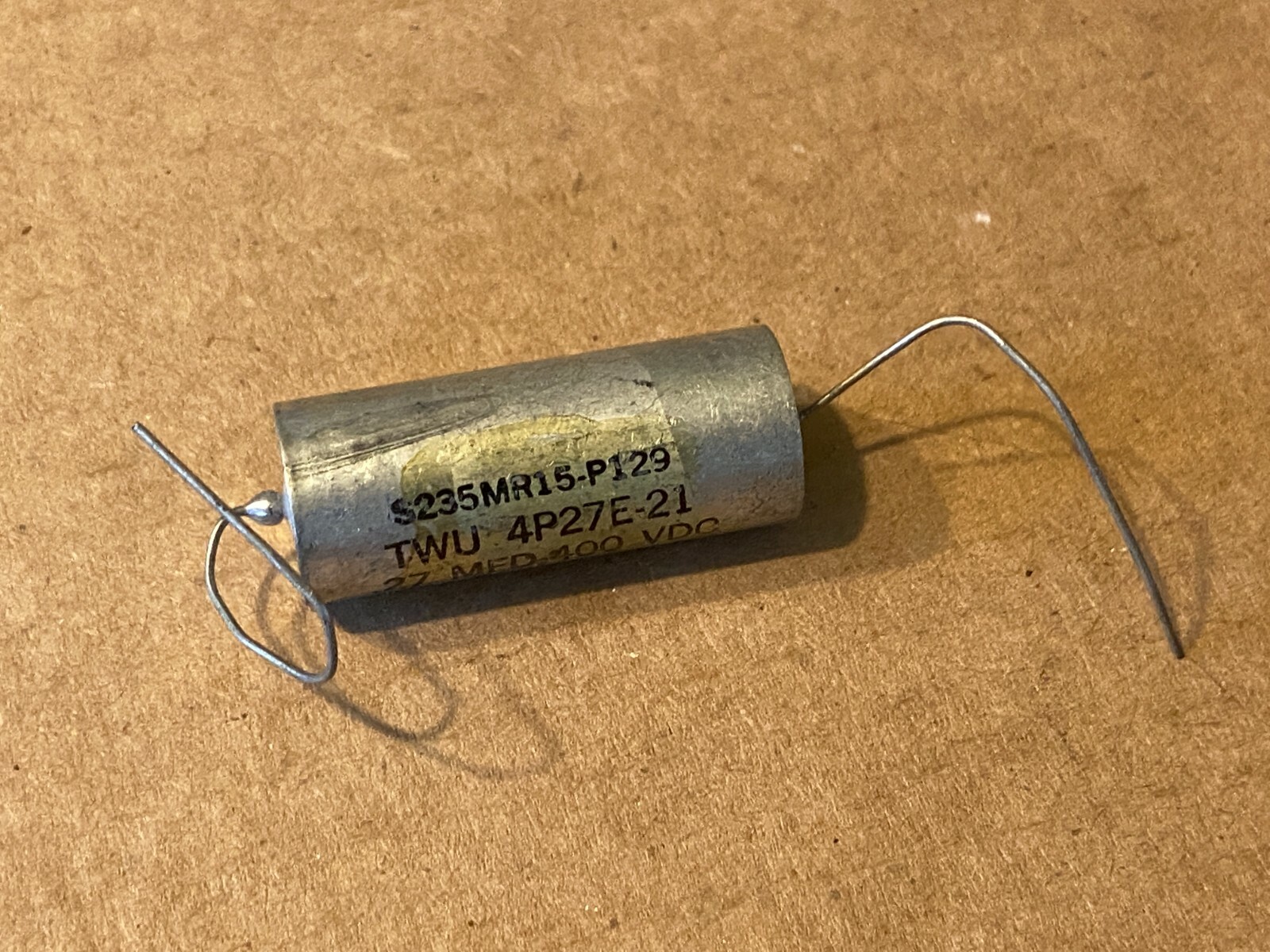 その他 Kveldulfur [CD] NOS Vintage .27 uf 400v Cornell-Dubilier Vitamin Q Capacitor
