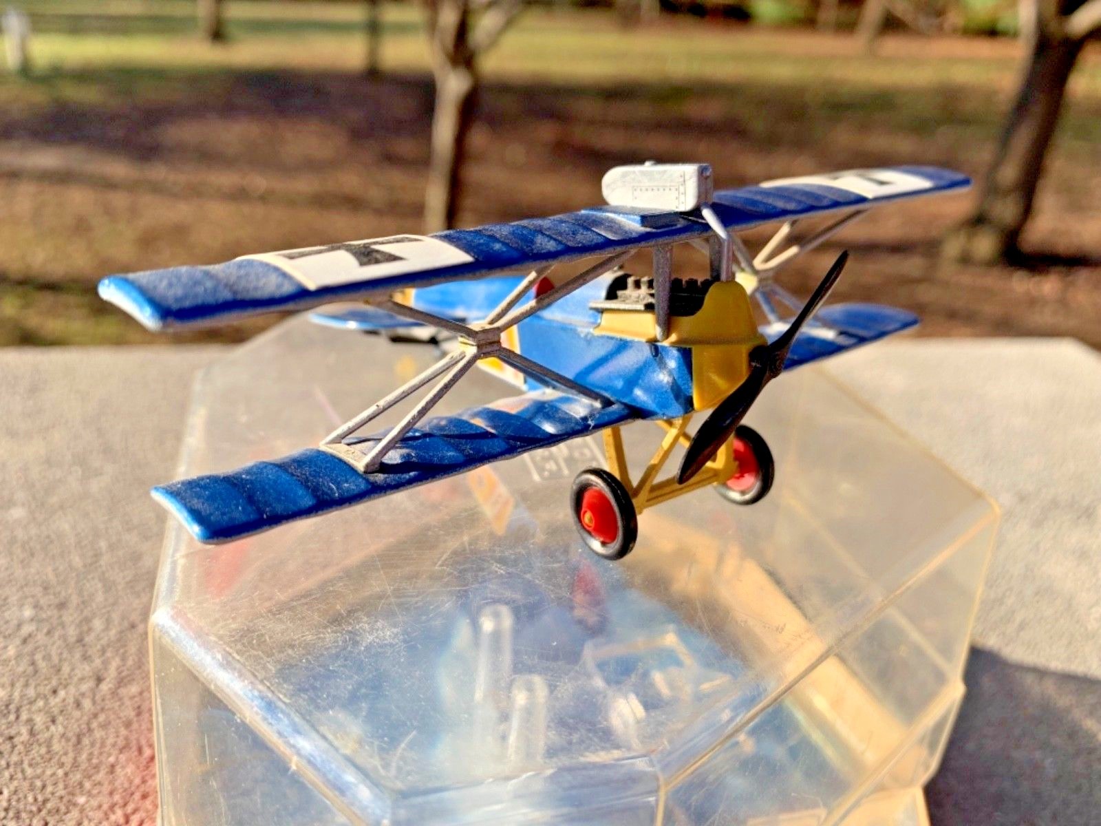 Diecast Plane EDISON AIR LINE H.F. Hansa Brandenburg D. 1, WW 1 Fighter Plane