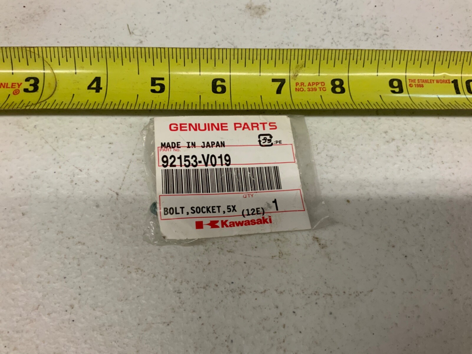 Kawasaki bolt socket 92153-V019 | eBay