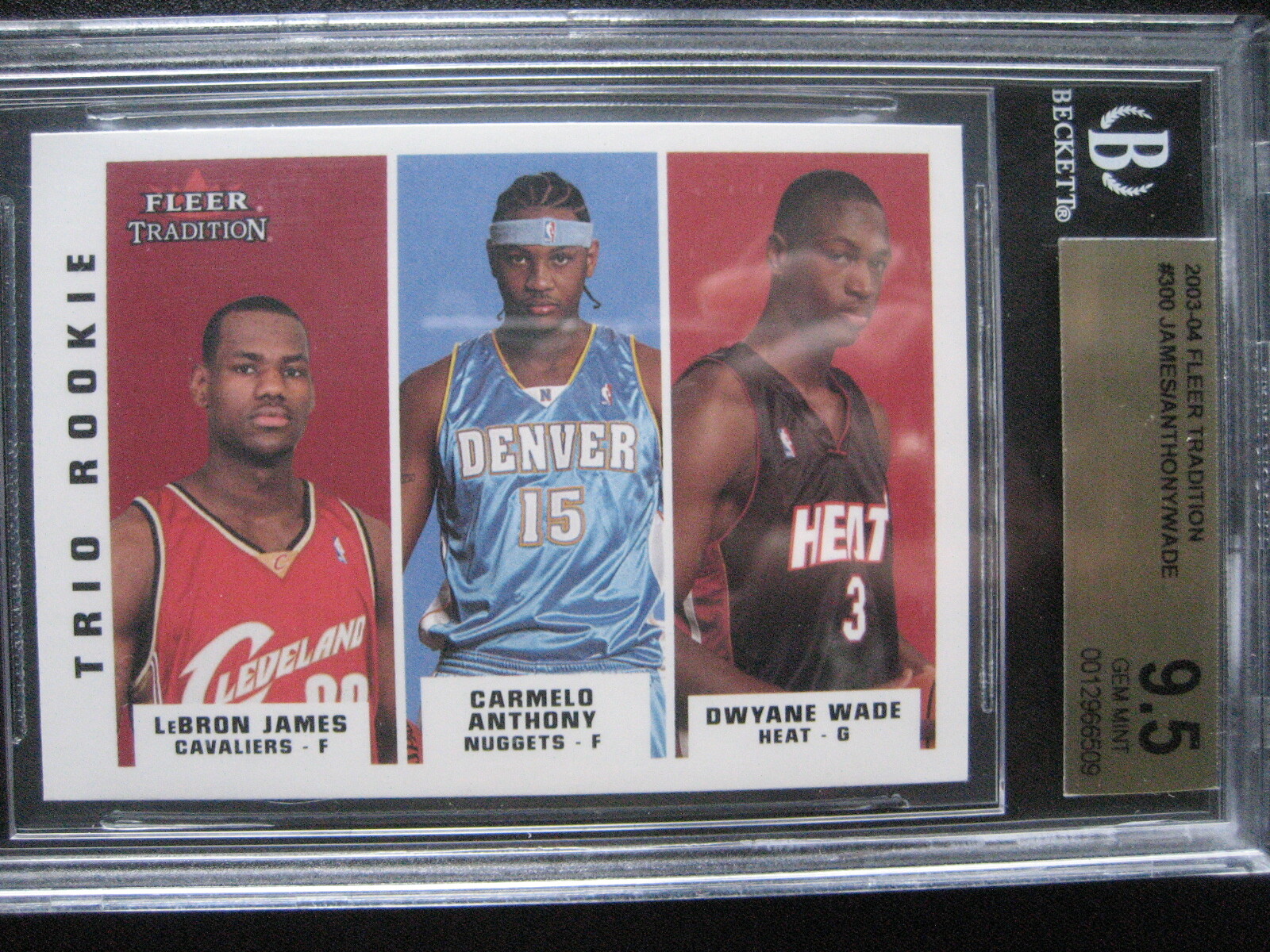 RC LeBRON・WADE・ANTHONY / NBA 2003-04 Fleer Tradition - Carmelo Anthony/LeBron James