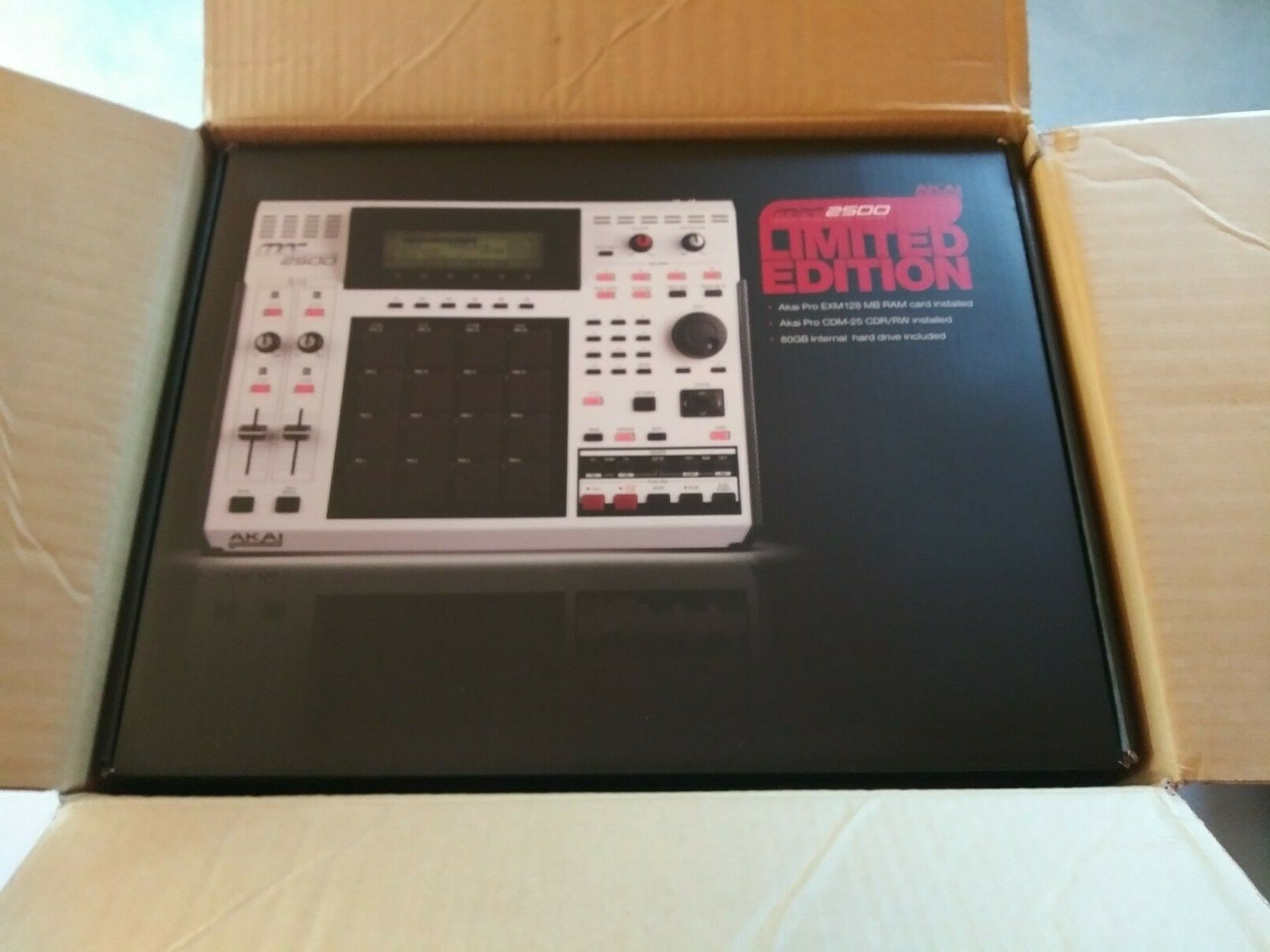 akai mpc2500 limited edition brand new