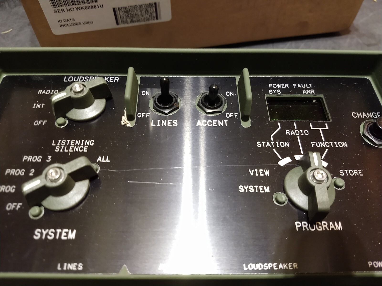 MRAP Control-Indicator CD-82/VRC NSN 5895-01-382-3221 , AN