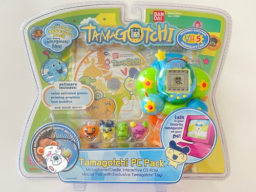 【激レア】Bandai Tamagotchi Connection V4.5 Tamagotchi Connection v4.5 English Blue Globe PC Pack Bandai