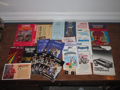 Large Lot Video Game Papers Manuals Inserts Nintendo Sega XBOX PS Intellivision