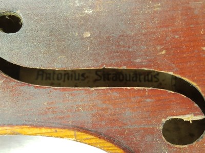 Antique Antonius Straduarius Cremona Faciebat Anno 1681 Violin 3/4 Restoration
