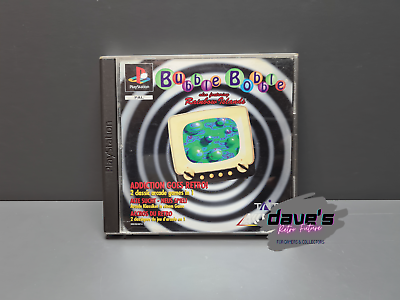 BUBBLE BOBBLE FEATURING RAINBOW ISLANDS SONY PS1 PSX PLAYSTATION