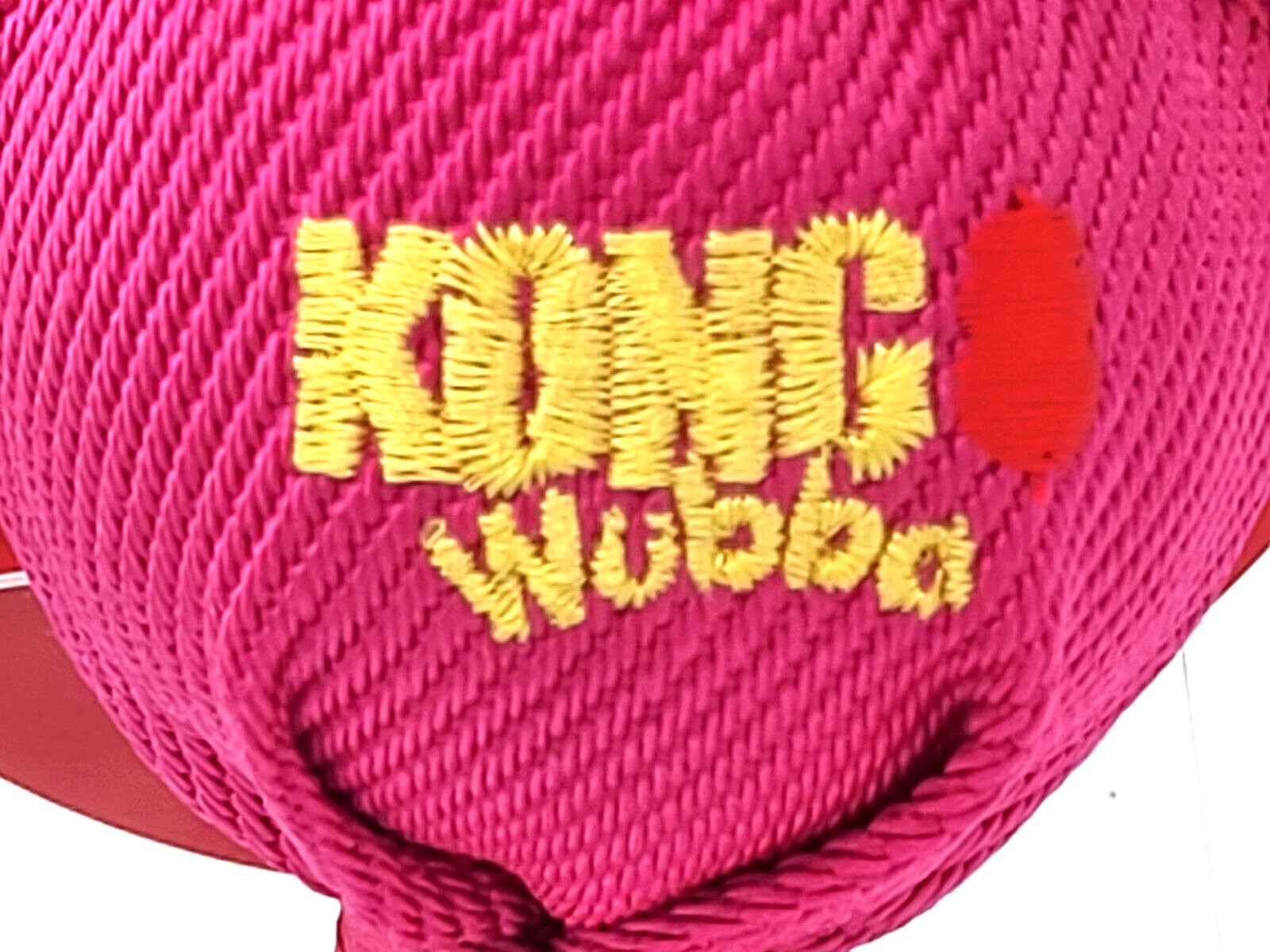 Kong Wubba Friends Ballistic Small Hippo Squeaky Dog Fetch Toy