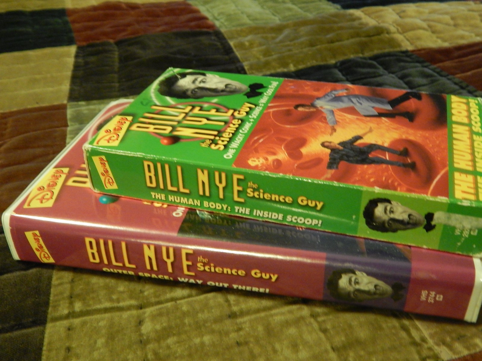 Bill Nye the Science Guy: Human Body - The Inside Scoop + Outer Space (VHS x 2)