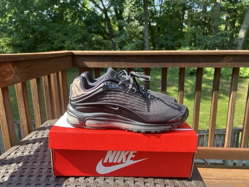 【NIKE】 AIR MAX deluxe AV2589-001 Mens Nike Air Max Deluxe Triple Black Dark Grey AV2589-001