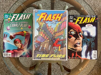 The Flash TIME FLIES   NM / M   Seth Fisher Rozum Chuckry   2002 DC   143 & 144