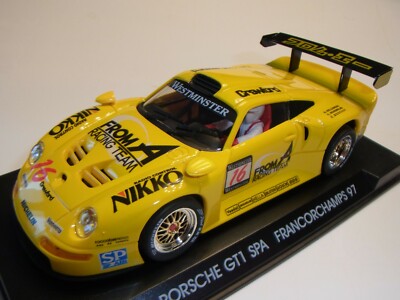 Fly Porsche GT1 Spa Francorchamps 1997 Slot Car Racing Track 1:3 2 Slotcar