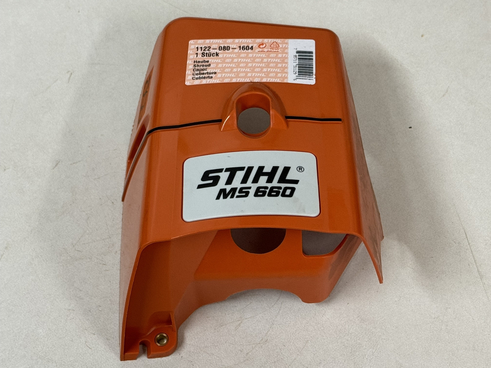 STIHL OEM TOP SHROUD COVER 1122 080 1604 MS660 MS660R MAGNUM MS650 066 CHAINSAWS - Picture 1 of 2