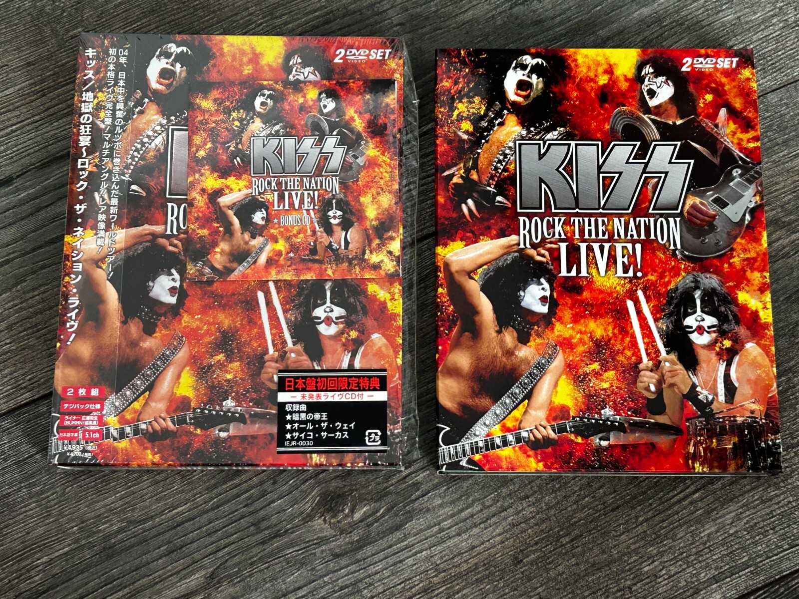 KISS1】キッス 地獄の狂宴 ~ ROCK THE NATION LIVE! / 2枚組DVD＋8㎜