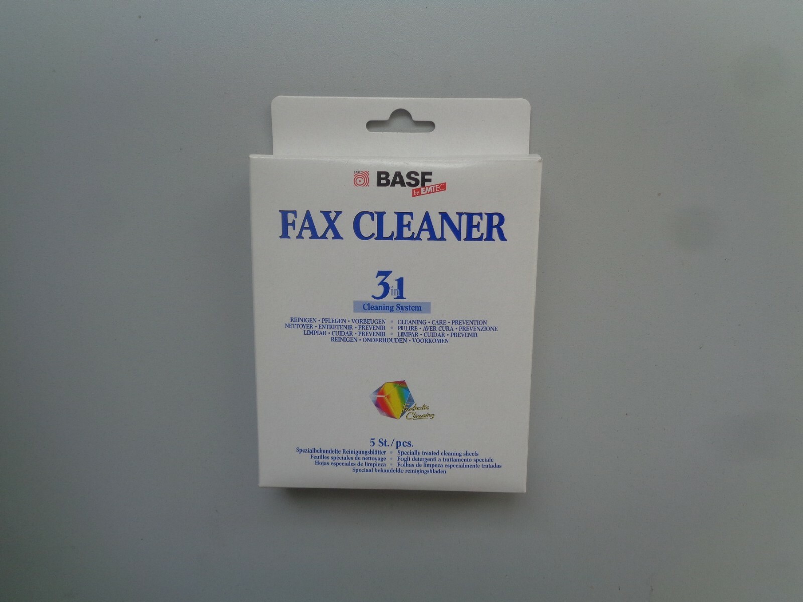 5-Pack BASF Fax Cleaner 3en1 Fantastic Cleaning System - Neuf