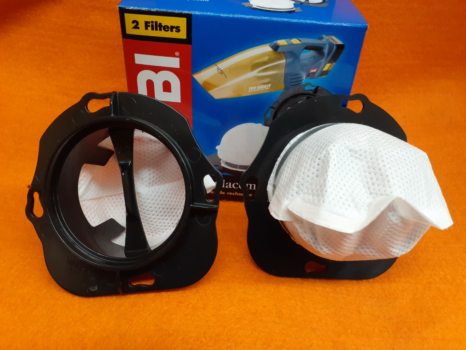 Ryobi Vacuum Replacement Filters A32VC03 2Pack Verde Parts