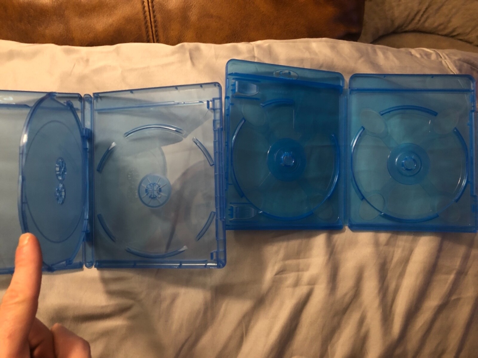 Blu-Ray Replacement 3-Disc Case and 2 disc case